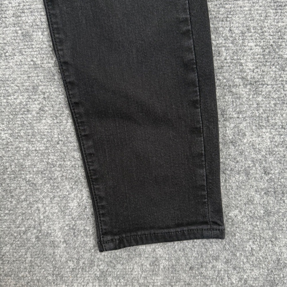 UNIQLO Jeans 27 x 30 Black Wash Slim Fit Straight Leg Pants Waist Stretch Men's - Picture 3 of 12